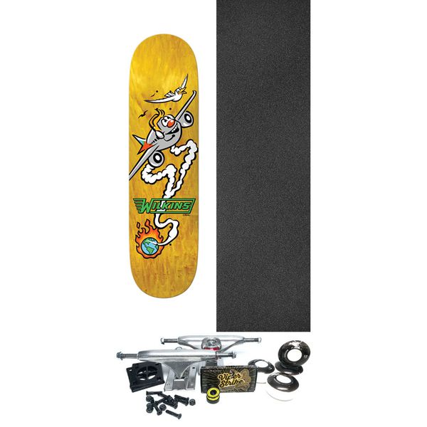 Real Skateboards Jimmy Wilkins Mascot Skateboard Deck - 8.5" x 31.8" - Complete Skateboard Bundle